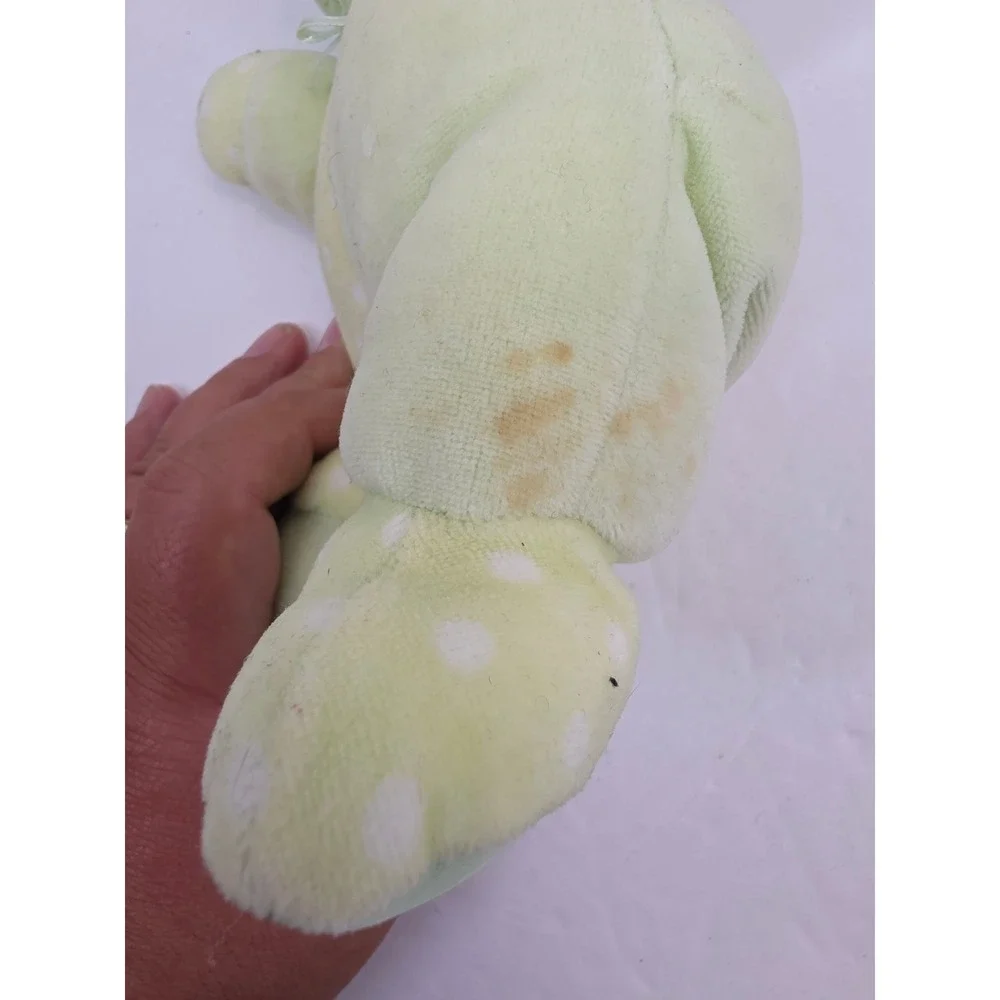 Baby Gund Dottie Dots‎ Green Polka Dot Frog Plush Stuffed Animal 58242 9 Inch